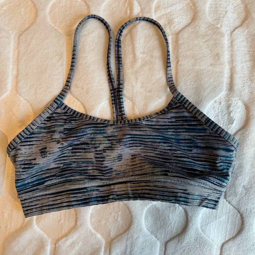 Lululemon Flow Y Bra IV Blurry Belle Multi